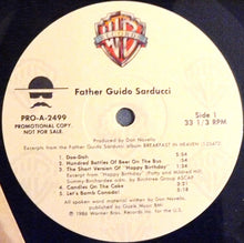 Laden Sie das Bild in den Galerie-Viewer, Father Guido Sarducci : Excerpts From The Father Guido Sarducci Album Breakfast In Heaven (LP, Album, Promo)
