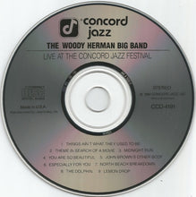Load image into Gallery viewer, The Woody Herman Big Band Featuring Al Cohn And Stan Getz : Live At The Concord Jazz Festival (CD, Album, RE)
