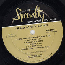 Charger l'image dans la galerie, Percy Mayfield : The Best Of Percy Mayfield (LP, Comp, RP)