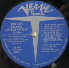 Load image into Gallery viewer, Arthur Prysock : This Is My Beloved (LP, Album)