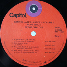 Load image into Gallery viewer, Serge Chaloff : Blue Serge (LP, Album, Mono, RE, Win)