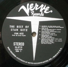 Charger l'image dans la galerie, Stan Getz : The Best Of Stan Getz (LP, Comp, Gat)