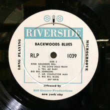Load image into Gallery viewer, Various : Backwoods Blues (10", Comp, Mono)