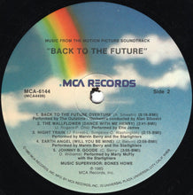 Load image into Gallery viewer, Various : Back To The Future (Music From The Motion Picture Soundtrack) (LP, Album, Comp, Pin)