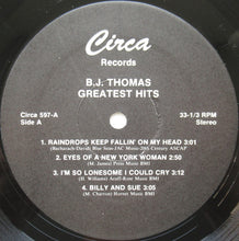 Load image into Gallery viewer, B.J. Thomas : Greatest Hits (LP, Comp)