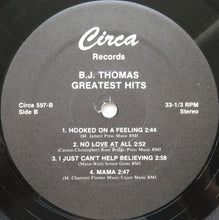 Load image into Gallery viewer, B.J. Thomas : Greatest Hits (LP, Comp)
