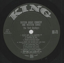 Load image into Gallery viewer, York Brothers : 16 Great Country & Western Songs (LP, Album, Mono)