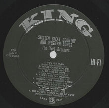 Load image into Gallery viewer, York Brothers : 16 Great Country & Western Songs (LP, Album, Mono)