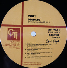 Load image into Gallery viewer, Deodato* : 2001 (LP, Album, RE, Emb)