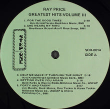 Load image into Gallery viewer, Ray Price : Greatest Hits Volume III (LP, Album)