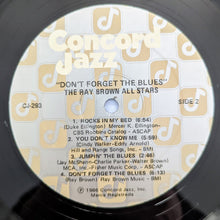 Charger l'image dans la galerie, The Ray Brown All Stars* : Don't Forget The Blues (LP, Album)