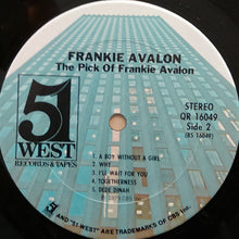 Charger l'image dans la galerie, Frankie Avalon : The Pick Of... Frankie Avalon (LP, Comp)