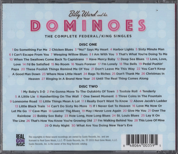 Billy Ward And His Dominoes Featuring Clyde McPhatter & Jackie Wilson - The  Complete Federal/King Singles - CD