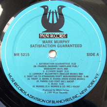 Laden Sie das Bild in den Galerie-Viewer, Mark Murphy : Satisfaction Guaranteed (LP)