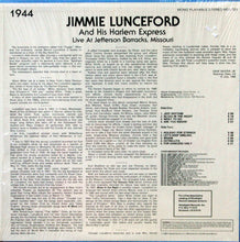 Load image into Gallery viewer, Jimmie Lunceford And His Harlem Express : Live At Jefferson Barracks, Missouri 1944 (LP)