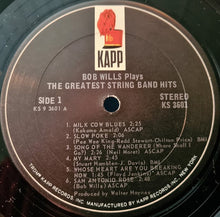 Charger l'image dans la galerie, Bob Wills : Bob Wills Plays The Greatest String Band Hits (LP, Album)