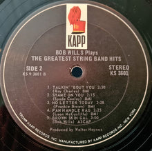 Charger l'image dans la galerie, Bob Wills : Bob Wills Plays The Greatest String Band Hits (LP, Album)