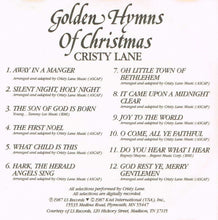 Load image into Gallery viewer, Cristy Lane : Golden Hymns Of Christmas (CD, Album)