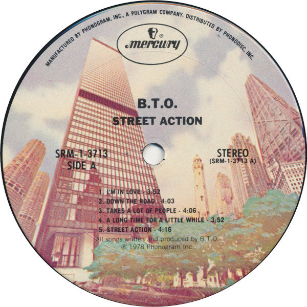 B.T.O.* - Street Action - LP