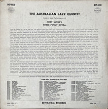 Load image into Gallery viewer, The Australian Jazz Quintet : Modern Jazz Performance Of Kurt Weill's Three Penny Opera (LP, Album, Mono)