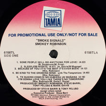 Load image into Gallery viewer, Smokey Robinson : Smoke Signals (LP, Album, Promo)