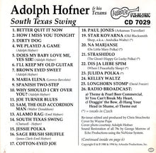 Charger l'image dans la galerie, Adolph Hofner : South Texas Swing (CD, Comp)
