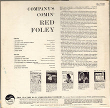 Load image into Gallery viewer, Red Foley : Company's Comin' (LP, Album)