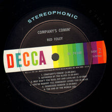 Load image into Gallery viewer, Red Foley : Company's Comin' (LP, Album)