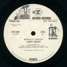 Charger l'image dans la galerie, Lenny Bruce : The Berkeley Concert (2xLP, Promo, RP)
