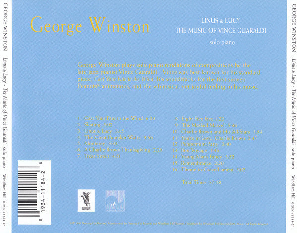 George Winston - Linus & Lucy - The Music Of Vince Guaraldi - CD