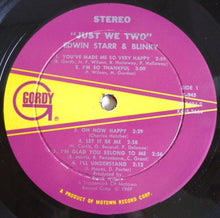 Load image into Gallery viewer, Edwin Starr & Blinky : Just We Two (LP, Album)