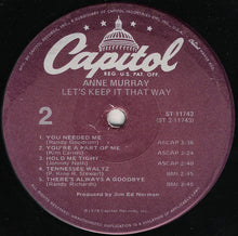 Load image into Gallery viewer, Anne Murray : Let's Keep It That Way (LP, Album, Los)