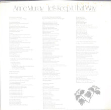 Load image into Gallery viewer, Anne Murray : Let's Keep It That Way (LP, Album, Los)