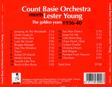Load image into Gallery viewer, Count Basie Orchestra Meets Lester Young : The Golden Years 1936-40 (CD, Comp, RM)