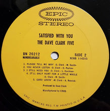 Load image into Gallery viewer, The Dave Clark Five : Satisfied With You (LP, Album, San)