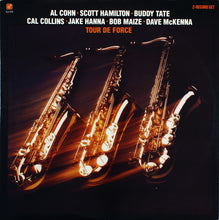 Charger l'image dans la galerie, Al Cohn, Scott Hamilton, Buddy Tate, Cal Collins, Jake Hanna, Bob Maize, Dave McKenna : Tour De Force (2xLP, Gat)