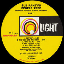 Load image into Gallery viewer, Sue Raney : Sue Raney's People Tree (LP, Album)