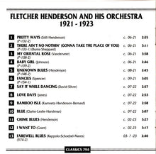 Charger l'image dans la galerie, Fletcher Henderson And His Orchestra : 1921-1923 (CD, Comp)