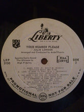 Charger l'image dans la galerie, Julie London : Your Number Please (LP, Album, Mono, Promo)