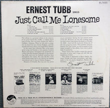 Charger l'image dans la galerie, Ernest Tubb : Sings Just Call Me Lonesome (And Other Great Songs By Rex Griffin) (LP, Album)