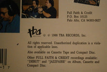 Laden Sie das Bild in den Galerie-Viewer, Full Faith & Credit Big Band : FF&C III (LP, Album)
