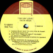 Load image into Gallery viewer, Tata Vega : Try My Love (LP, Album)