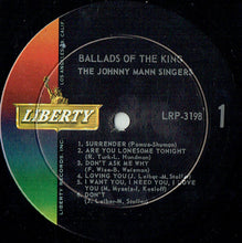 Load image into Gallery viewer, The Johnny Mann Singers : Ballads Of The King (LP, Album, Mono)