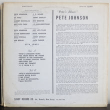Charger l'image dans la galerie, Pete Johnson : Pete's Blues (LP, Album, Mono)