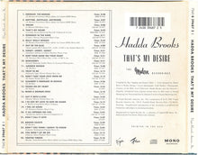 Load image into Gallery viewer, Hadda Brooks : That's My Desire (CD, Comp)