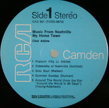 Load image into Gallery viewer, Chet Atkins : Music From Nashville My Home Town (LP, Album, RE)