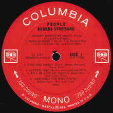 Load image into Gallery viewer, Barbra Streisand : People (LP, Album, Mono, RP, Pit)