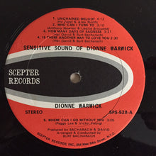 Load image into Gallery viewer, Dionne Warwick : The Sensitive Sound Of Dionne Warwick (LP, Album)