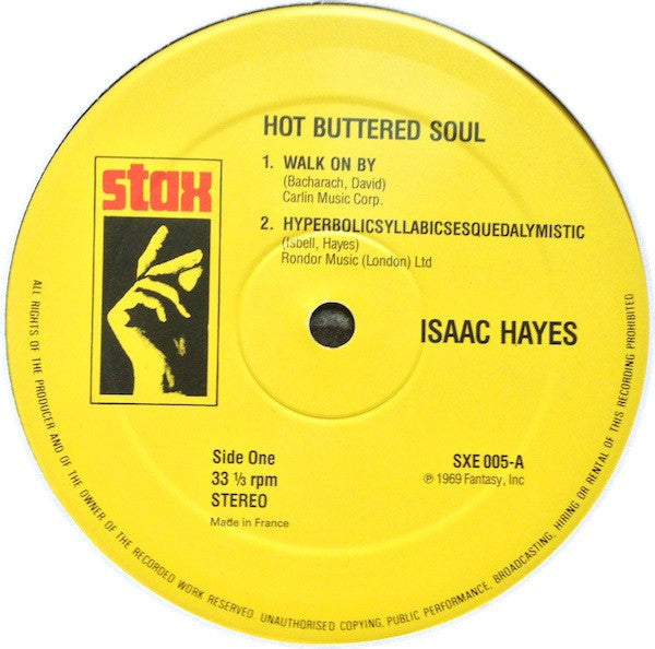 Isaac Hayes - Hot Buttered Soul - LP