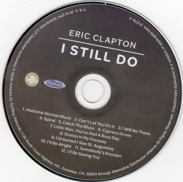 Buy Eric Clapton : I Still Do (CD, Album) Online for a great price